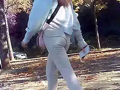 Girl sexy and public