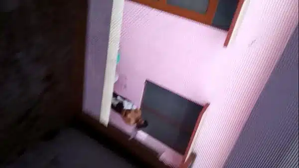 Hidden wathing indian sister