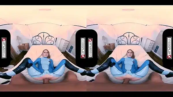 Metroid Video Game Goes XXX in this Cosplay VR Pussy Fucking Adventure!