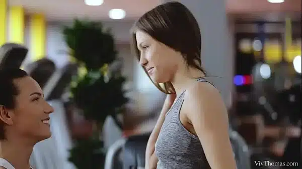 Nataly eats Ginger’s pussy from behind