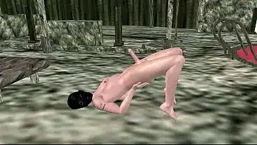 Ripped 3D Hunk’s Steamy Nude Poses Unleashed Pt. 2 – Animated Solo Male Porn