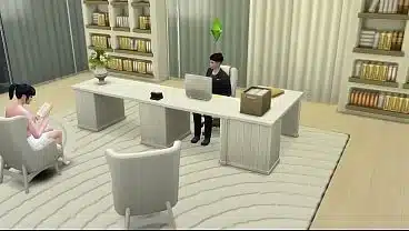 Secretária Mia tem caso com chefe na empresa part 1