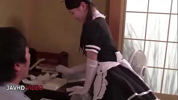 Seductive Japanese Maid Pleases Multiple Partners in Passionate Encounter