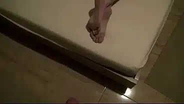 Surprising Stepsis with handcuffs and rough sex in our parents bedroom!