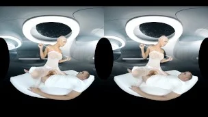 The first VR porn in space with Patty Michova, Vanessa Decker and Blanche