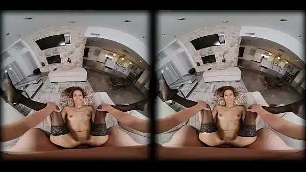 VRConk Young babe fucks her m.’s new boyfriend VR Porn