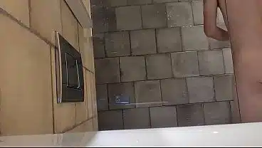 Watching a mature British bisexual man showering for you