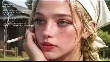 A smoking country girl invited me to touch her melons…I banged this juicy blonde with sweet tits in every hole whilst she moaned and came!! [AI]