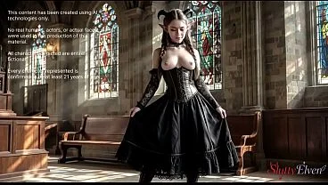 An elven devil allowed herself to be cummed inside right in the temple. [AI]
