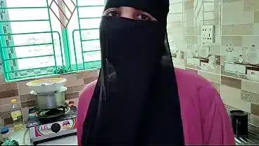 Cheating husband fuck Hijab house maid when no one at home bangla