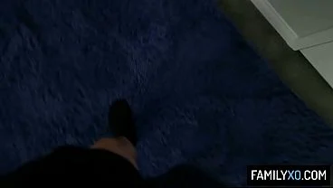 Cock-Craving Cougar Seduce Stepgrandson in Her Bedroom