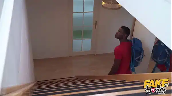 Fake Hostel – Interracial group sex with skinny Euro teens and big black cock