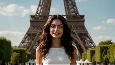Hot teen looking for a cock to suck in Paris – AI-generated content