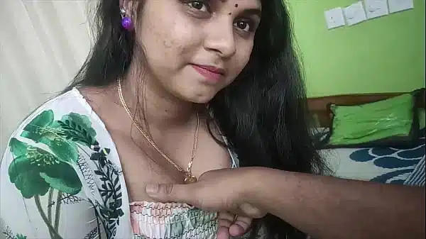 Indian Girl In Bed With Lover, Sharing Soft Kisses And Playful Touches