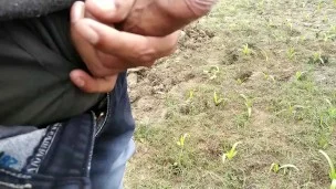 Indian masturbation in outdoor handjob sex