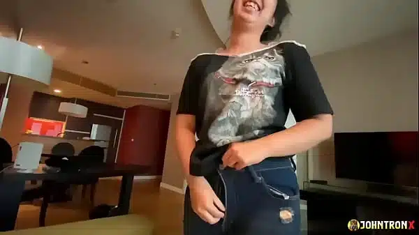 JohnTronX- Chinese Maid fucked before work