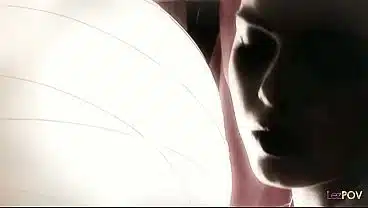 Lesbian geisha in complex cosplay will service a rare woman in her premium chamber