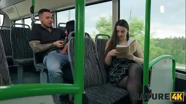 MATURE4K. FUCK ME IN THE BUS! In front of… Hot sex with Vitoria Vonteese & Jack 23