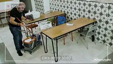 Muscular Stranger Lifts Her Leg and Pounds Her Hard in the Hostel Bunk Room