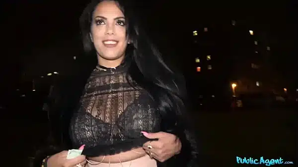 Public Agent – JUICY TITS and ASS Latina tempted into going all the way
