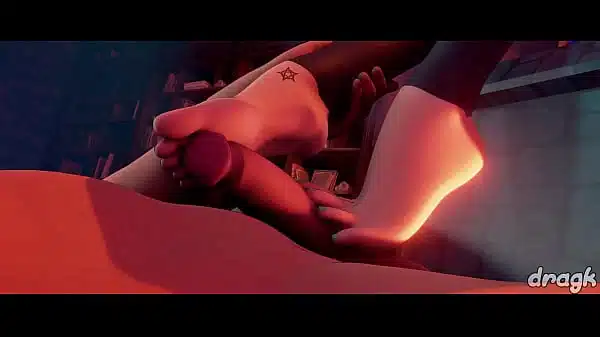 Sypha Belnades gives you a sexy footjob and makes you cum using only her soft soles