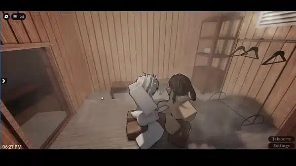 Three hot femboys fucking in a sauna after meeting in a bar