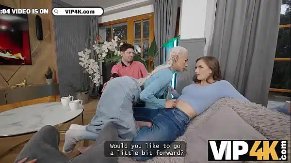 VIP4K. Our favourite way to have fun is to seduce girls and humiliate their boyfriends. Hot sex with Veronica Leal and friends