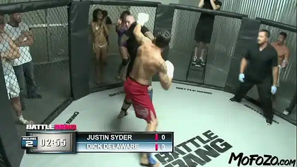 MOFOZO.com – Busty Brunette Is Getting Fucked By The Cage Fighter!