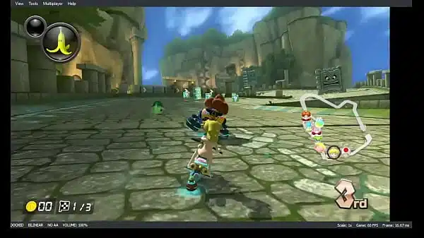 Nude Princess peach mario kart switch