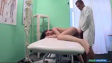 Doctor is Treated to a Sloppy blowjob and Sweet Shaven Pussy – Fake Hospital