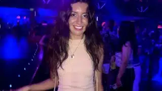 Girl allowed herself to be fucked in all holes in nightclub toilet
