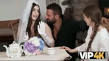 VIP4K. A stranger had anal sex with the bride right in front of her friends